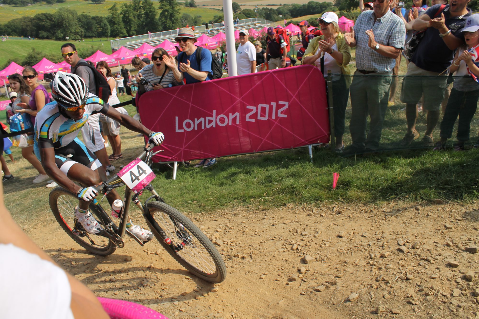 Adrian competing at the London Olympics 2012.